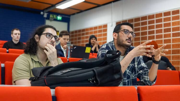 Participants attending the 6GESS seminar on intelligent sensing, AI, wearable monitoring, microwave sensors, lab-on-chip systems, and XR for future healthcare.