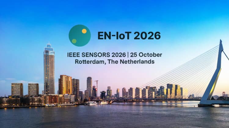 EN-IoT 2026 logo over Rotterdam skyline.