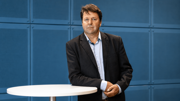 Professor Matti Latva-aho, Vice-Rector for Research at the University of Oulu and former Director of the 6G Flagship programme, photographed at the University of Oulu.
