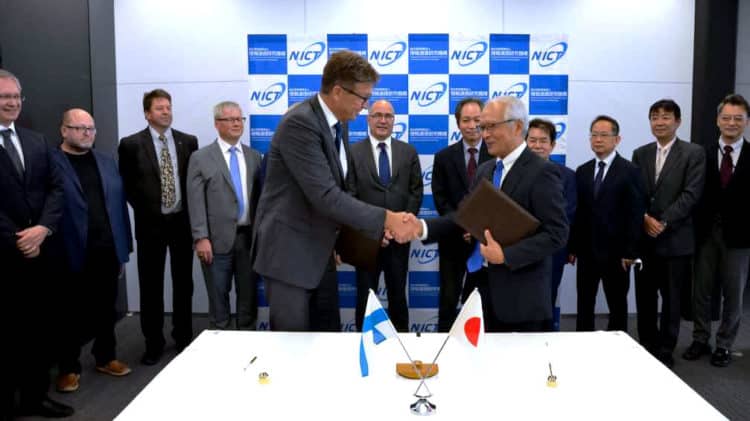 University of Oulu's 6G Flagship signs a MoU with the Japanese National Institute of Information and Communications Technology