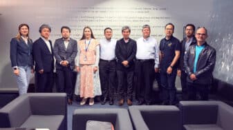 Delegation from the University of Oulu and NICT 6G workshop in Oulu, May 2026. Marja Matinmikko-Blue stands centre with researchers from NICT, Tokyo University of Science, Shinshu University and Oulu colleagues.